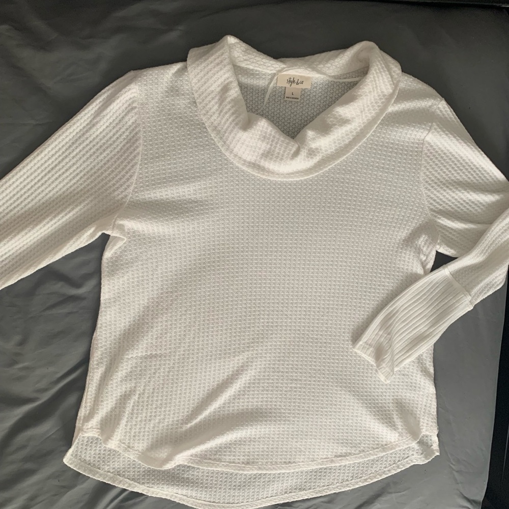 white tunic long sleeve